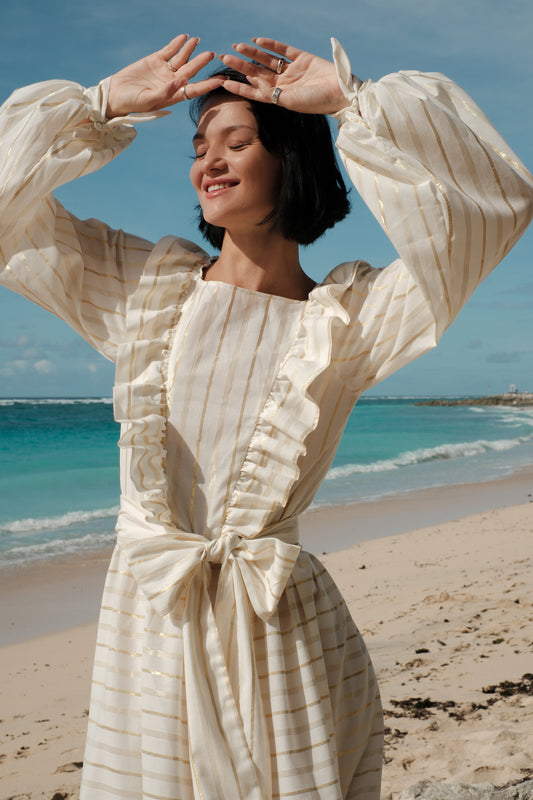 Šaty Goldie dlouhé