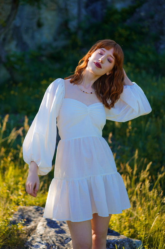 Lněné šaty Alma - předobjednávka