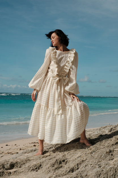 Šaty Goldie dlouhé