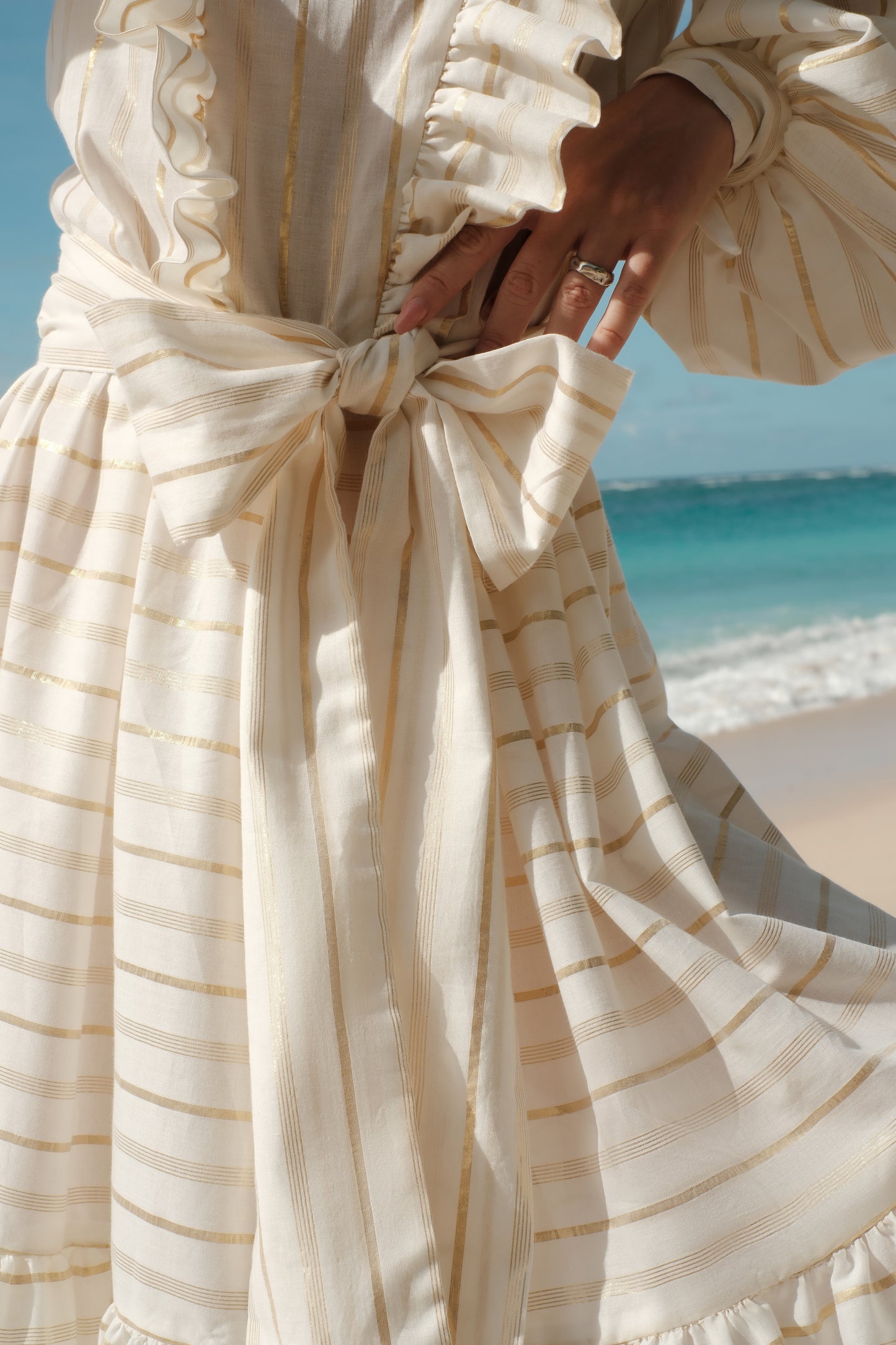 Šaty Goldie dlouhé