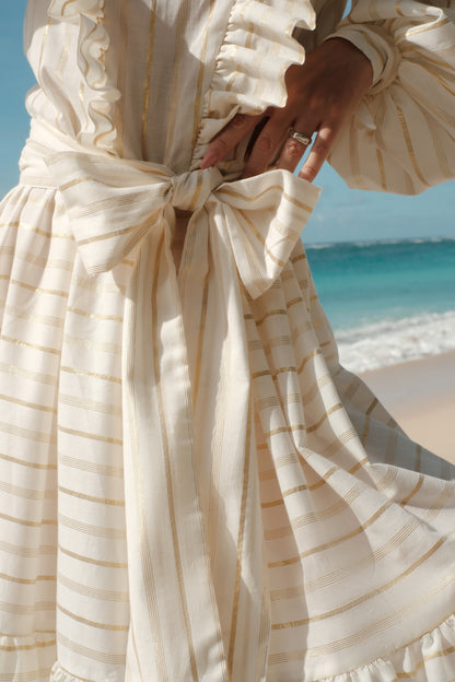 Šaty Goldie dlouhé