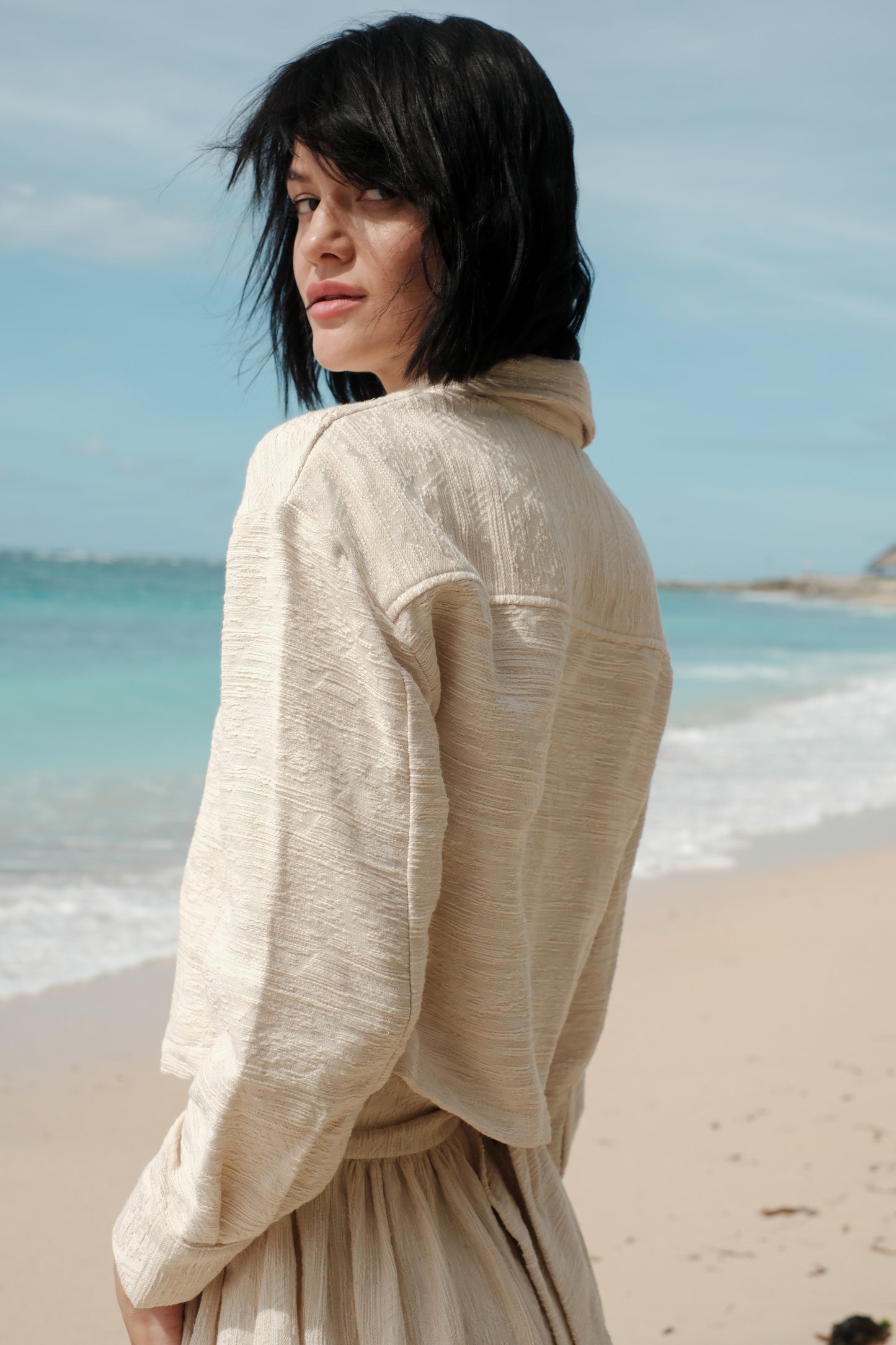 Žakárová bundička