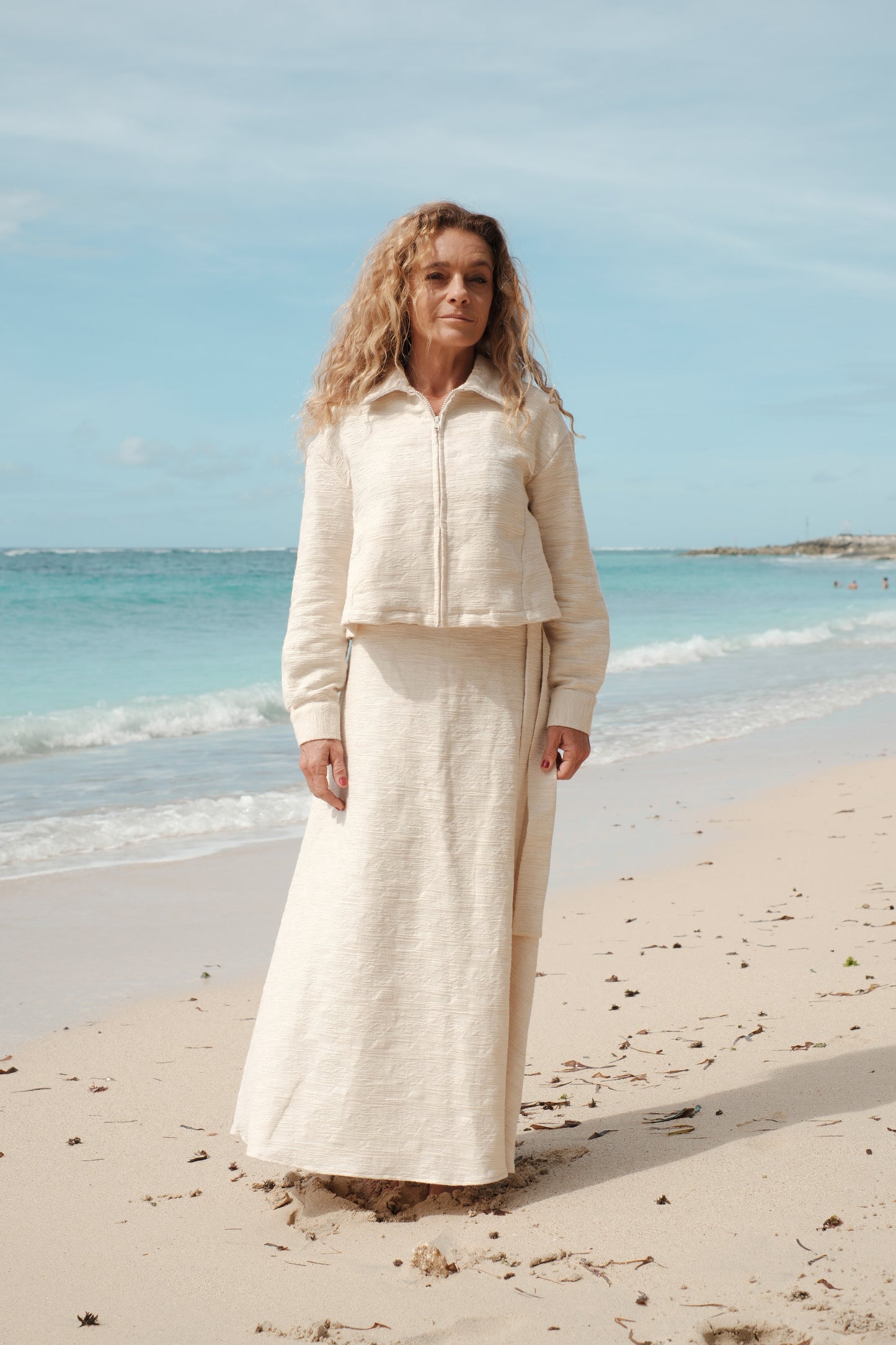 Žakárová sukně dlouhá