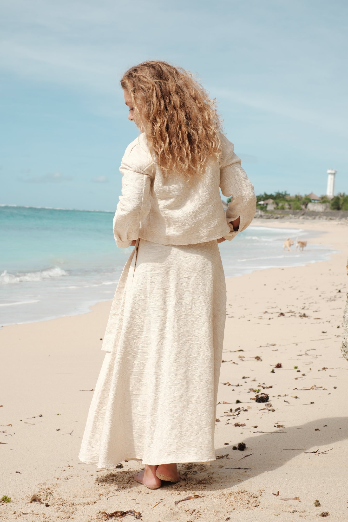 Žakárová sukně dlouhá