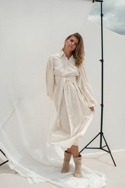 Žakárové šaty do áčka