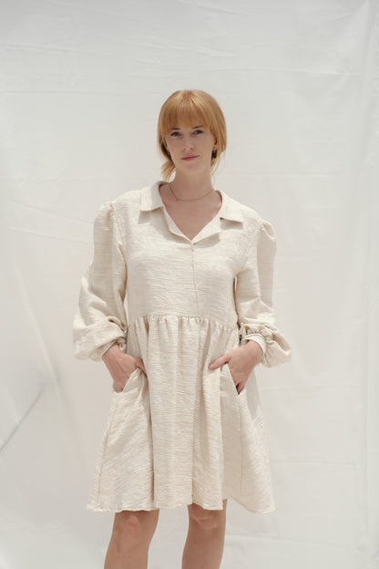 Žakárové šaty košilové