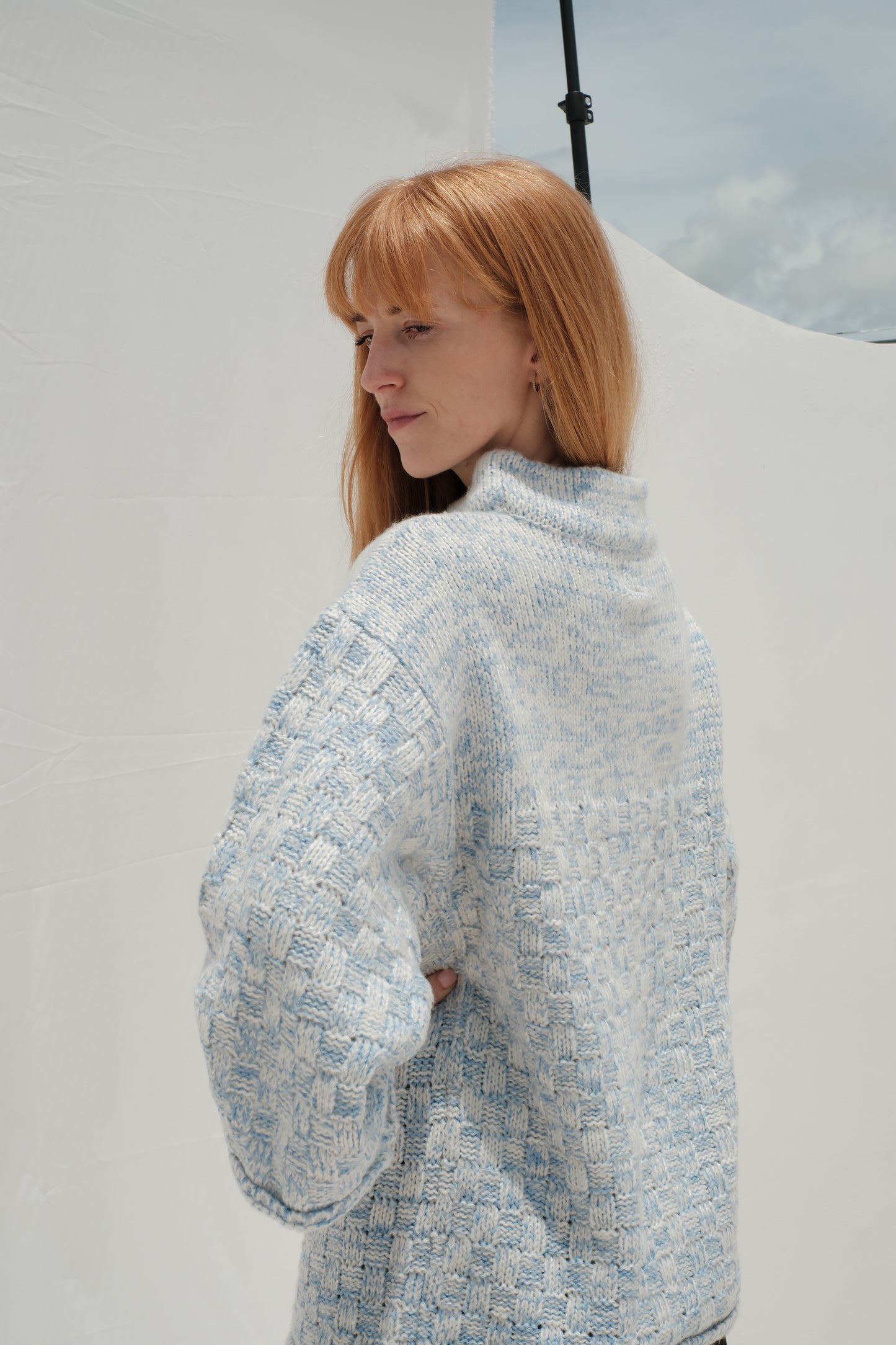 Svetr z přírodní příze